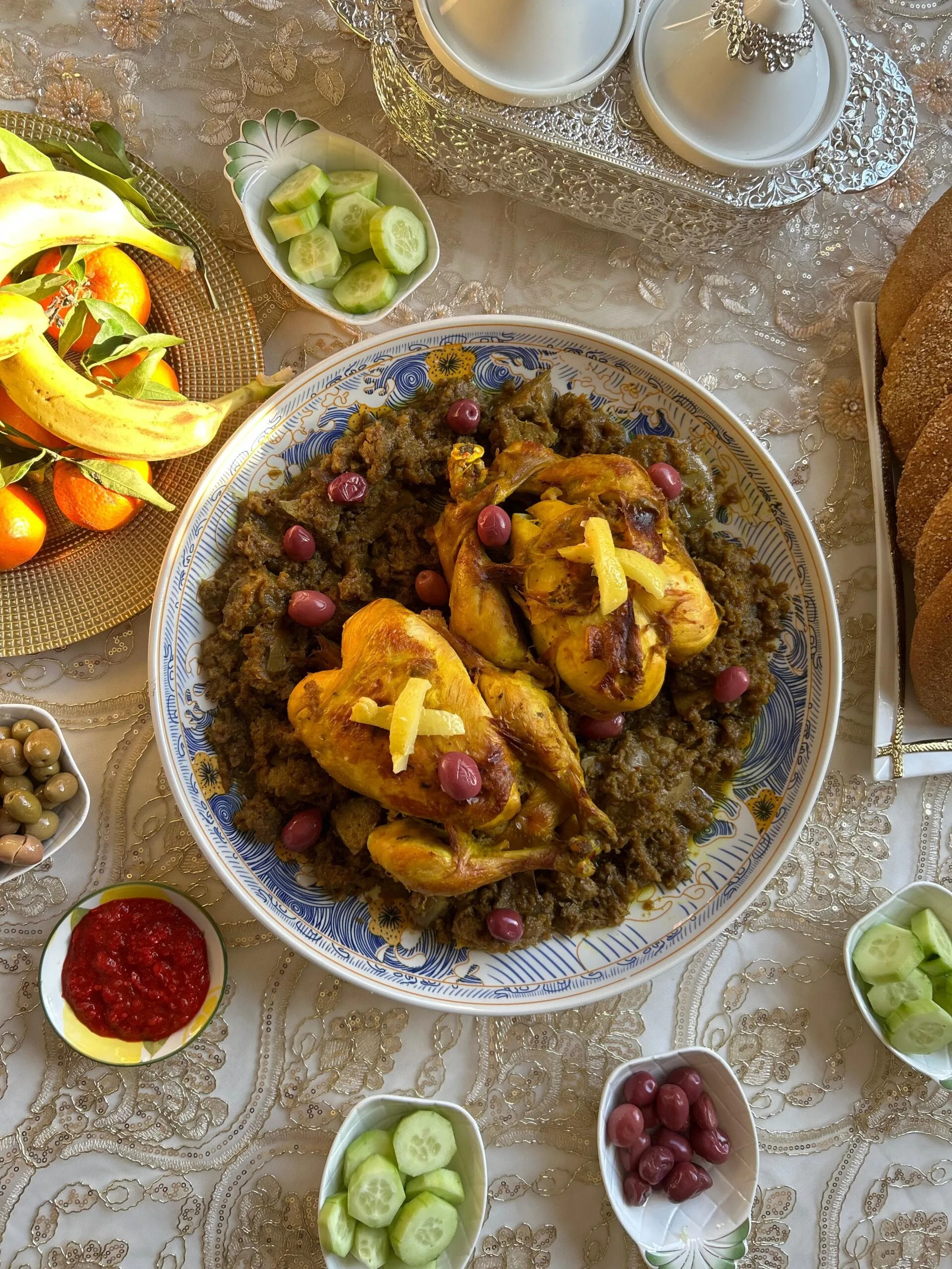 Moroccan roasted chicken