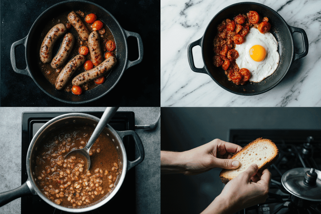 Full English Breakfast steps