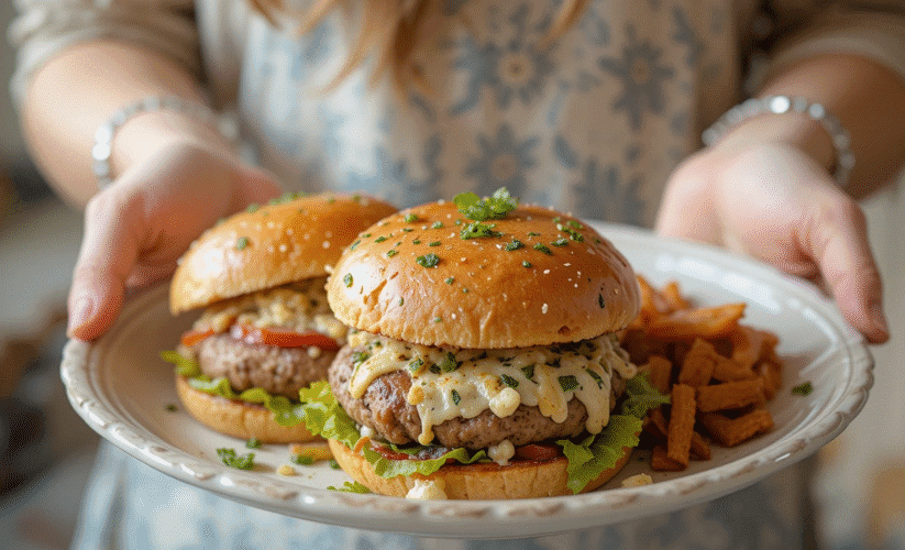Feta-Stuffed Juicy Lucy Turkey Burgers: Your 30-Minute Ticket to Burger Glory!