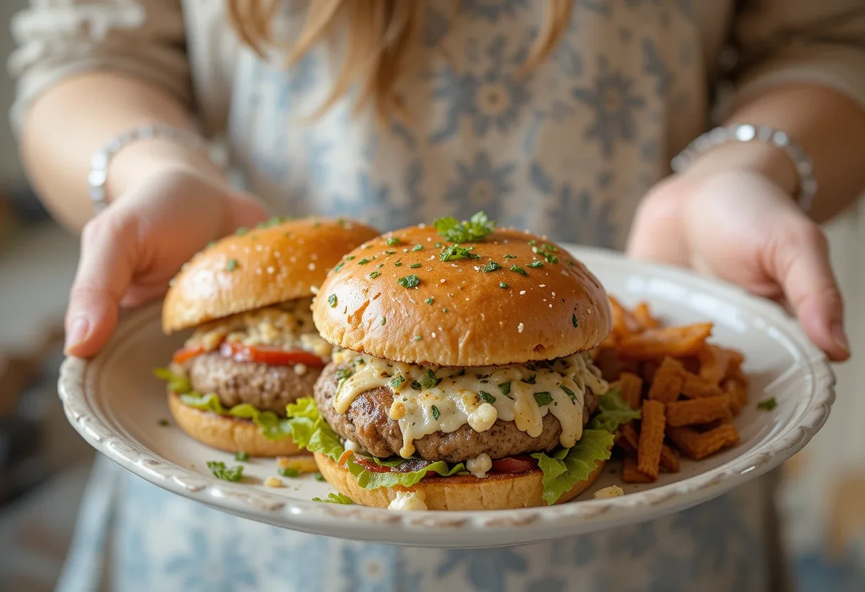 Feta-Stuffed Juicy Lucy Turkey Burgers: Your 30-Minute Ticket to Burger Glory!
