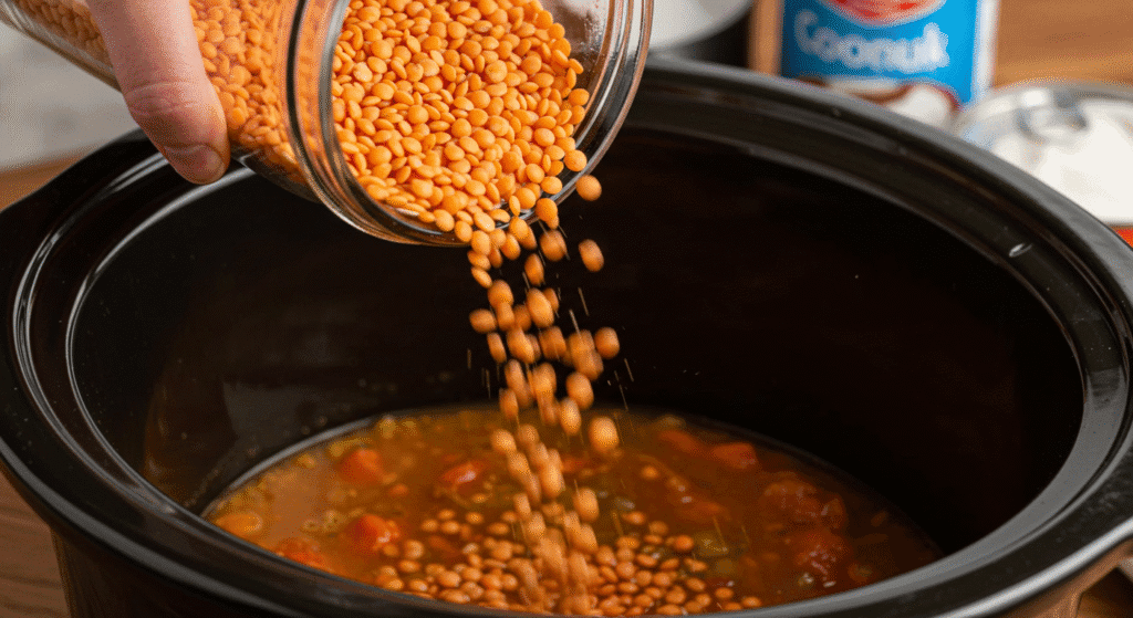 Vegetarian Slow Cooker steps