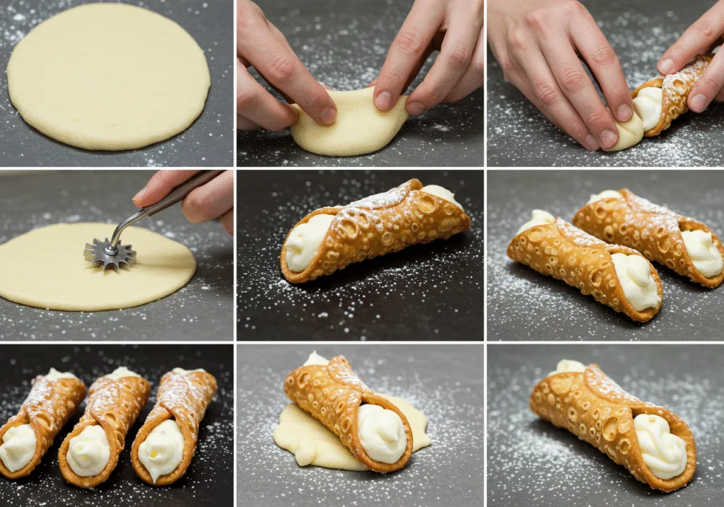 italian cannoli step by step