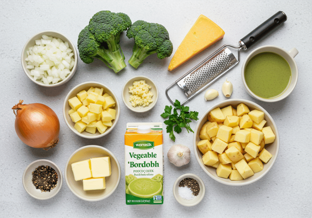 Broccoli Soup ingredients