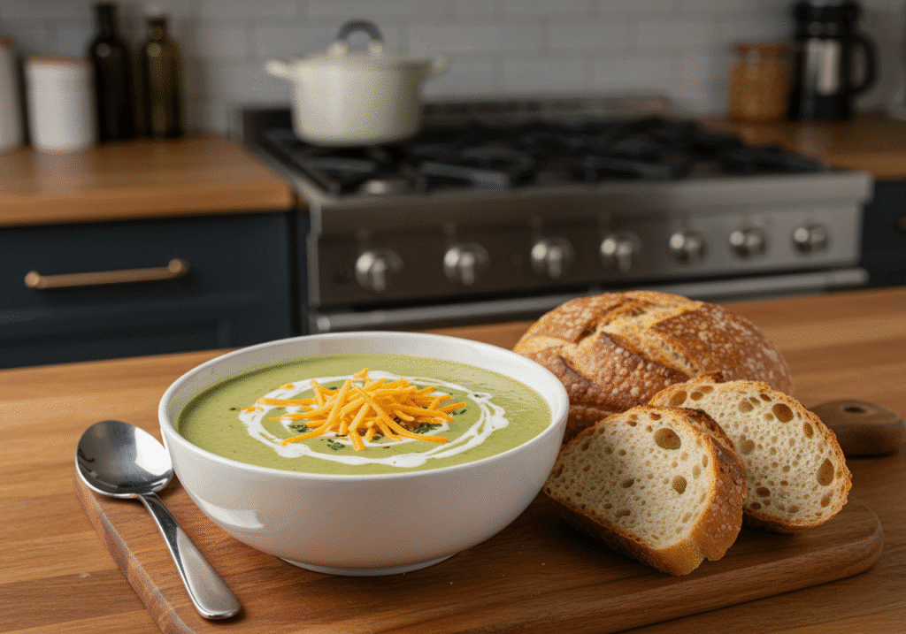 broccoli soup final result