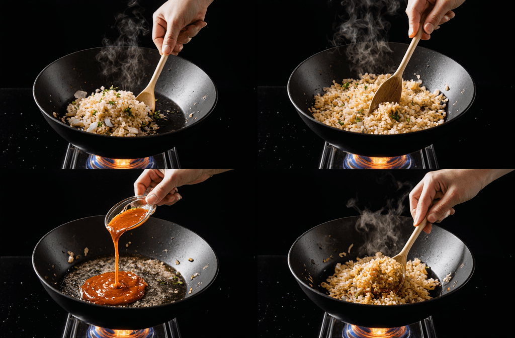 Fried Rice Recipe step by step