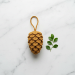 Textured Crochet Pinecone: A Rustic Holiday Ornament Tutorial